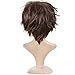 Ecvtop Wigs for Mens' Death Note Male Short Hair Wig Costume Cosplay Wigs (Light Brown)
