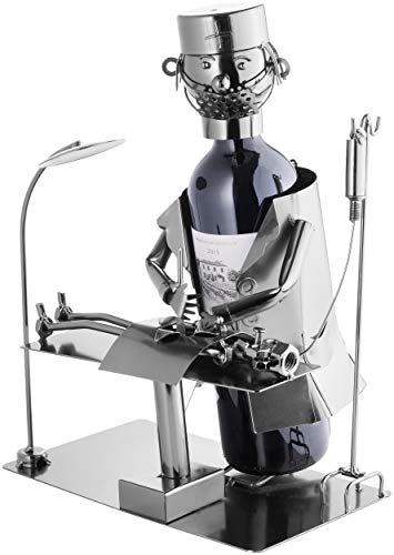 Foto von BRUBAKER Weinflaschenhalter Chirurg - Metall Skulptur inklusive Geschenkkarte