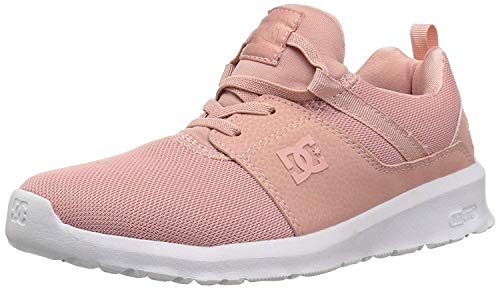DC Unisex-Child Heathrow Skate Shoe, Peach Parfait, 3 M US Little Kid