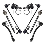 TRQ Front Steering & Suspension Kit Ball Joint Sway Bar Stabilizer Link Tie Rod Compatible with 2011-2016 Hyundai Elantra 2013-2014 Elantra Coupe 2013-2017 Elantra GT 2012-2017 Veloster