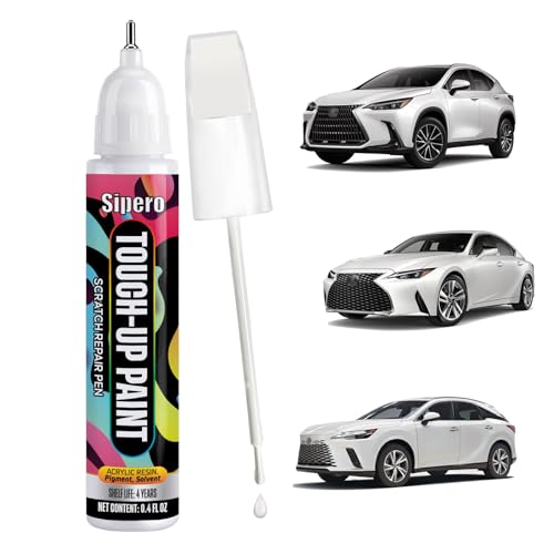 Eminent White (085) for Lexus Touch Up Paint Pen - Exact OEM Match for Chips & Scratches - Compatible with All Models ES, RX, NX, UX