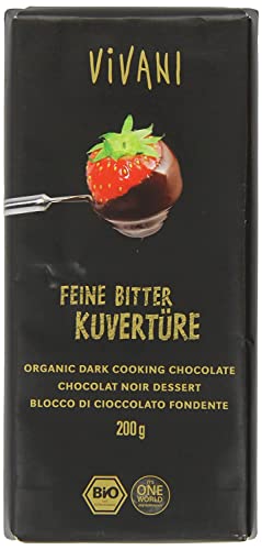Vivani Fine Dark Cooking Chocolate Bar 200 g