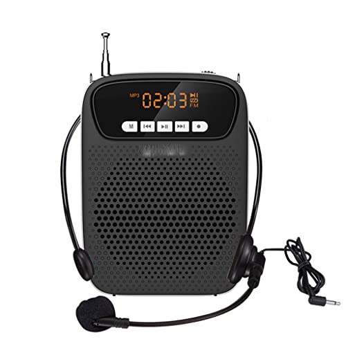 Amplificador de voz para profesores e instructores de fitness con grabadora de audio