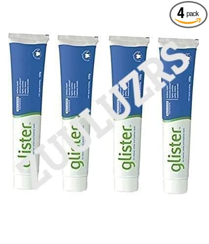 Amway Glister Cavity Protection, Whitening, Plaque Removal Multi Action Toothpaste - 190g (Pack of 4)