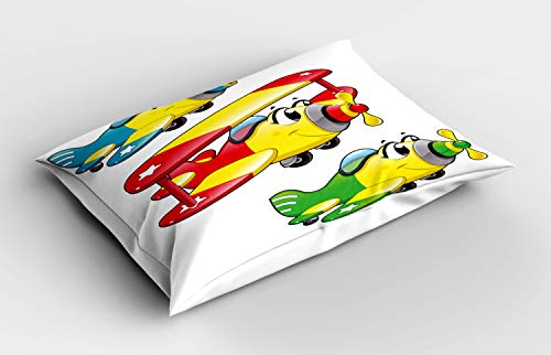 Almohada de tela multicolor 91.4 cm x 50.8 cm miniatura 2