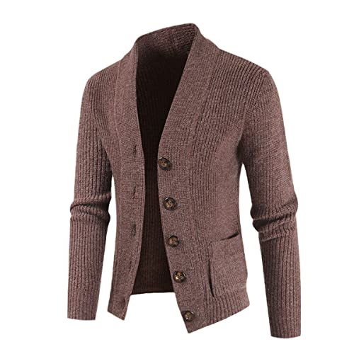 Cardigan décontracté pour homme col en V pour éviter les hauts serrés
