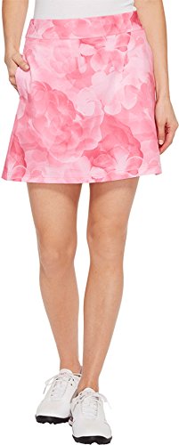 Jupe de golf PUMA pour femme Bloom coloris Shocking Pink 2 en tissu stretch