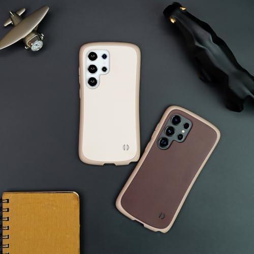 Image of MILLION CASES Back Cover Case for Samsung Galaxy S23 Ultra Shockproof Protective Ultimate Comfort Frosted Matte Case for Men & Boys(Brown)