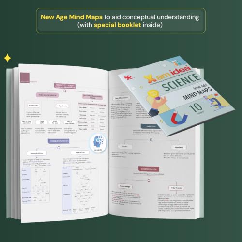 Image of Xam idea Science Class 10 - (CBSE 2026-27) | Mind Maps | Solved NCERT | Solved PYQs | MCQs, A-R, Case-based, VSA, SA, LA Questions | Solved 2026 CBSE Exam & Sample Papers | Practice Papers