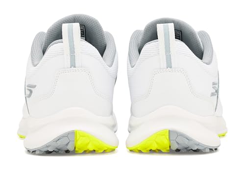 Skechers Club Golfschuh für Herren, wasserabweisend, Cleat-Sneaker, Weiß, Größe 43