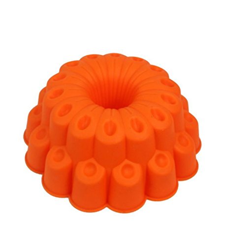 Premium Antiadherente Moldes para tartas, FantasyDay Moldes de Silicona para Caramelos, Chocolate, Hornear, Tarta, Galletas, Jabón, Hielo - Antiadherente Apto Para Lavavajillas Y Microondas - Doble de la Flor