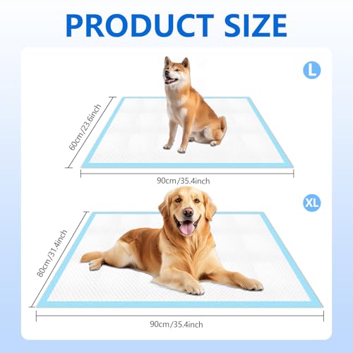 Image of Puppy Pads Extra Large Dog Pee Pads 23 inchx35 inch40 Count Puppy Pee Training Pads Super Absorbent Pee Pads for Dogs & Leak-Proof Dog Pads Disposable Pet Piddle and Potty Pads for Puppies Dogs