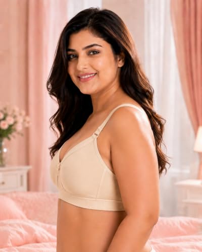 Image of SONA Women's Super Fit Cotton Full Coverage Non-Padded Non-Wired Everyday Bra - Full Support -(Pack of 1)