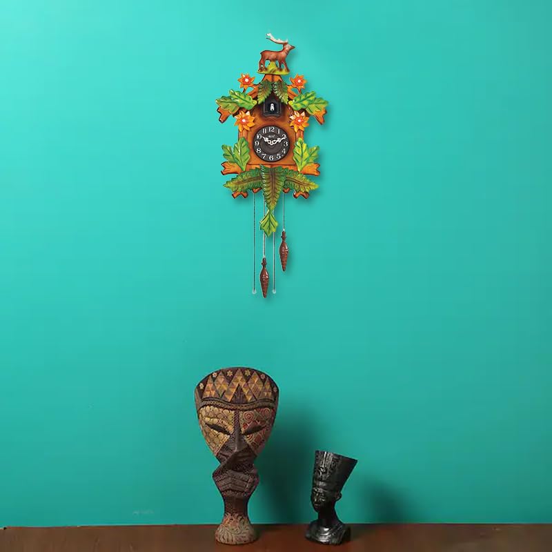Image of Ajanta Hand Crafted Cuckoo Clock 107 - Mix Special