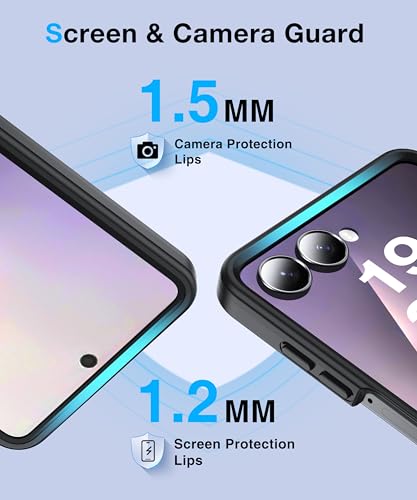 Image of Magnetic for Samsung Galaxy Z Flip 7 Case [Compatible with MagSafe][Anti-Fingerprint][Military Grade Drop Proof] Translucent Hard Back&Soft Silicone Bumper for Flip 7 Phone Case,Space Black