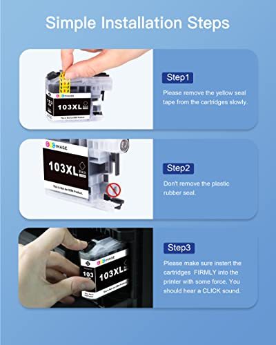 Gpc Image Compatible Ink Cartridge Replacement For Brother Lc103Xl To Use With Mfc-J870Dw Mfcj6920Dw Mfcj4510Dw Mfcj875Dw Mfc-J470Dw (10-Pack) #TOP6