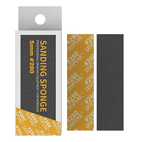 DSPIAE SS5-280 Hobby Sanding Sponge #280 Grit 5mm 5pc