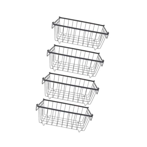 Image of 4Pcs Freezer Organizer Bins Food Organization Deep for Office Fridge Closets|Bins|Refrigerator Parts & Accessories|Parts & Accessories|Large Appliances