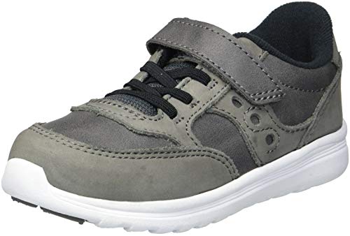Saucony Boys' Baby Jazz LITE Sneaker, Grey, 5 Medium US Toddler