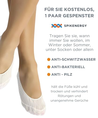 SPIKENERGY Stabilizator Kolana Elastyczny Magnetoterapia Opaska na Kolano Artroza Zapalenie Sciegien Skrecenia, Skarpetki Przeciwgrzybicze Gratis, Wyrob Medyczny Made in Italy, Niebieski S