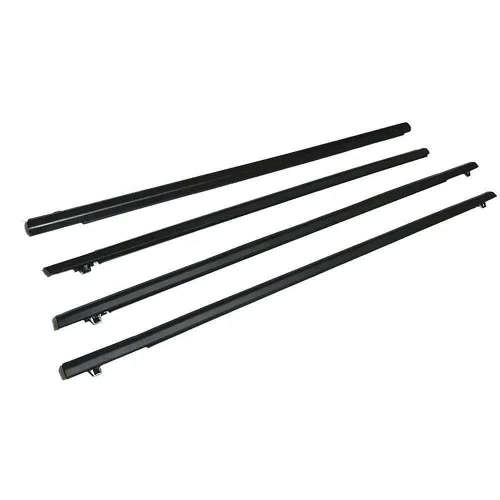 Per Fit 2009-2014, 4 Pezzi, Guarnizione Esterna Per Finestrini, Laterali, In Gomma, Modanatura Protettiva Per Guarnizioni Finestrino Automobile