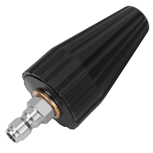 YUET Turbo Nozzle for Pressure Washer 3600PSI Rotating Turbo Nozzle with 1/4 Quick Connect Pressure Washer Cleaner Gun Nozzle Accessory