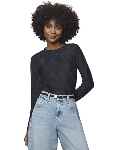 T-shirt à manches longues motif floral femme Cecelia, idéal pour vos sorties printanières