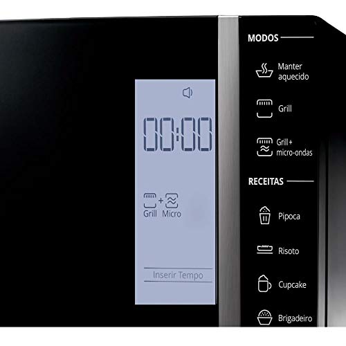 Micro-ondas Brastemp 32 Litros Preto com Grill e Painel Integrado - BMG45AE 110V - Imagem 5