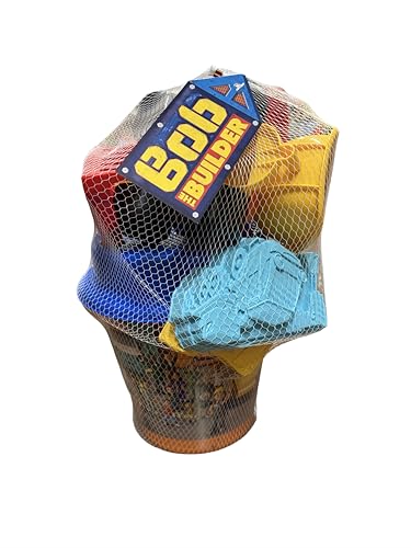 Bob der Baumeister Strandspielzeug-Set, Eimer mit bunten Accessoires,...