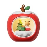ERRORY Tragbare Feiertags-Schreibtischlampe, festliche Raumdekoration, energieeffizientes Obsthaus, Weihnachtsnachtlicht, dauerhaftes festliches Tischornament
