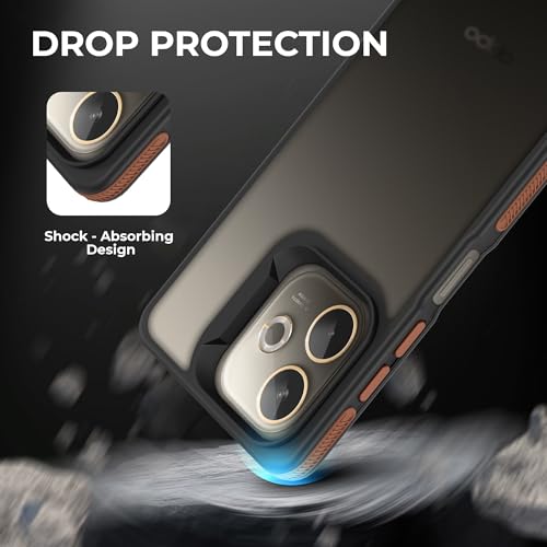 Image of A rtistque Frosted Ultra Matte Back Cover Case for Oppo A5 Pro 5G | Smooth Sides with Grip | Stylish Protective Design | Raised Camera Edges | Oppo A5 Pro 5g Back Cover - Brown