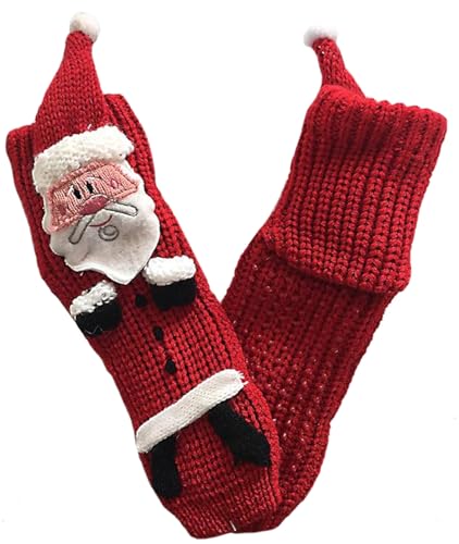 Image of Women's Non-slip Household Floor Socks Knit Casual Animals Slippers Socks Christmas Stockings Decor