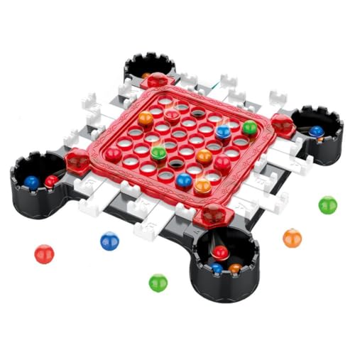 Image of THE GAME FACTORY | Rainbow Ball Elimination Game | Strategy Board Game with 40 Color Balls | Fun Memory & Logic Family Game for Kids & Adults | Educational Parent-Child Interactive Toy | Gift For Kids