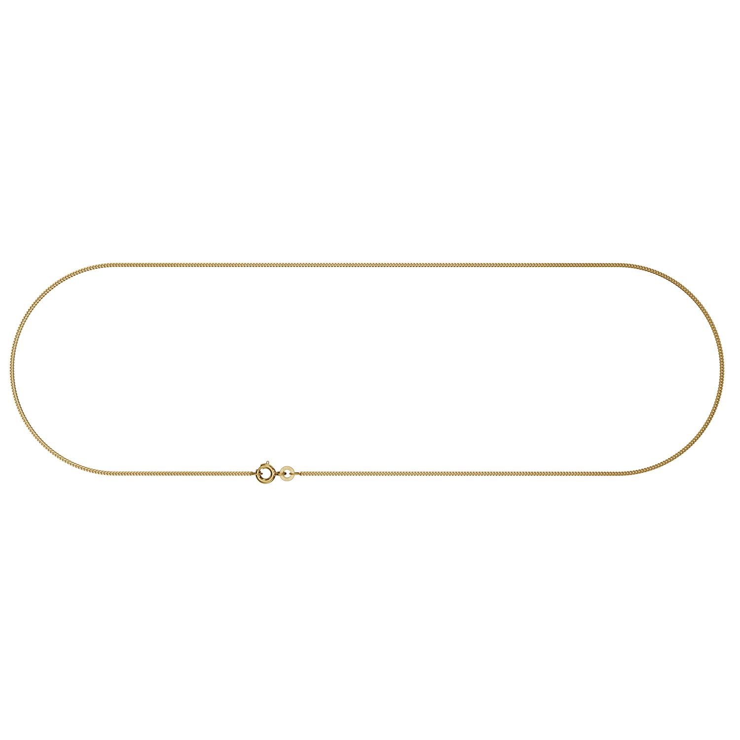 Goldkette Panzerkette Halskette Breite 1,1 mm - 333-8 Karat Gold