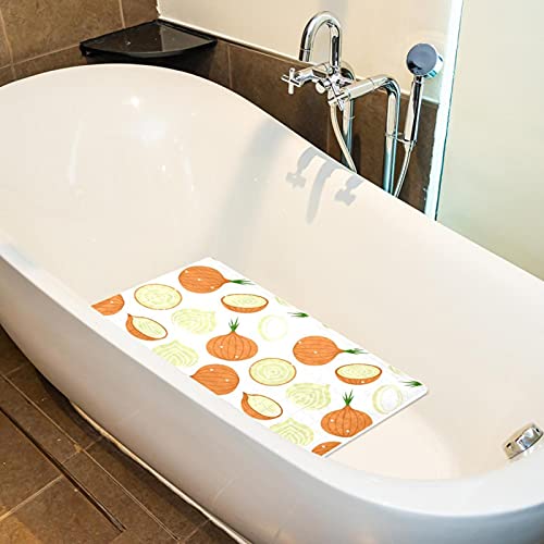 Tapis de douche antidérapant avec trous de drainage et ventouses de fixation
