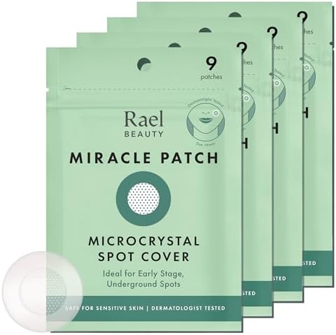 Rael Miracle Microcrystal Spot Cover Hydrocolloid Pimple Patches (36 Ct)