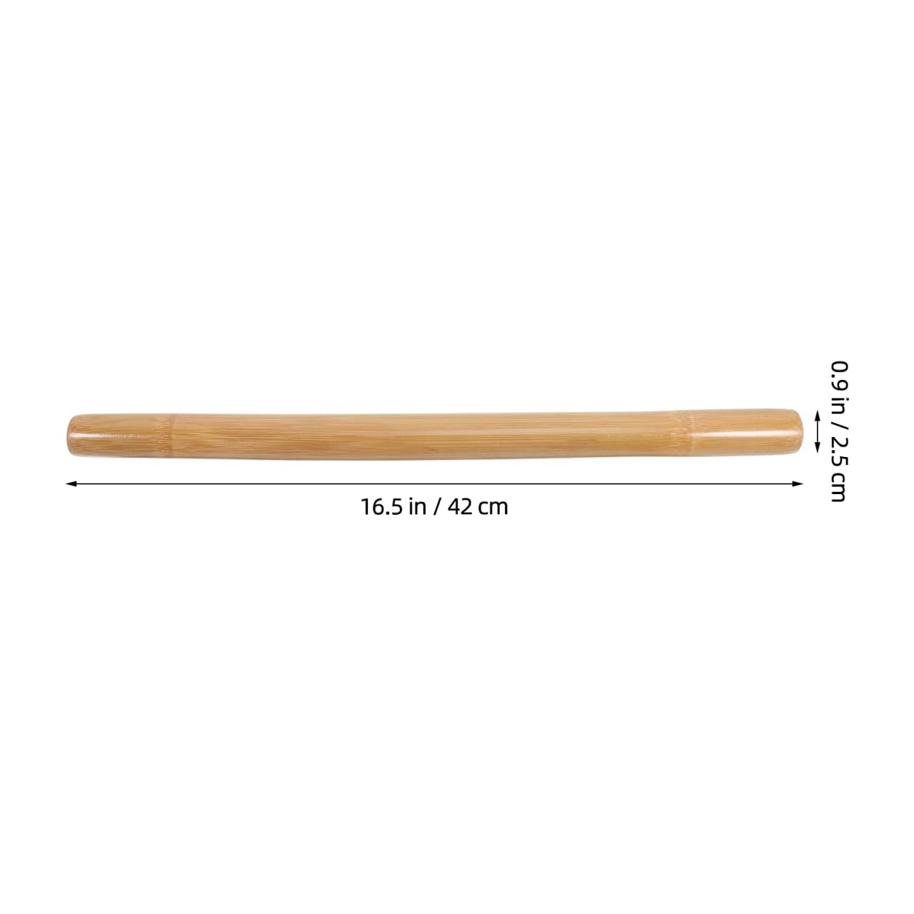 GALPADA Rodillo Madera Masaje de Bambú para Moldear el Cuerpo Bolsa de Viaje Portátil Adecuado para Masaje Corporal y Relajación en Salón o Viaje