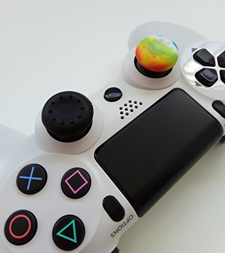 Ps5 Controller Skin,Hikfly Silicone Cover For Sony Playstation 5 Controller Grip Skin Protector Faceplates Kits Video Games(1X Black Cover With 4 X Thumb Grips Caps) #TOP6