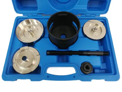 AMD TOOLS Tonnenlager Werkzeug Abzieher-Satz, Buchse, Hinterachse, Längslenker für BMW X5 E53