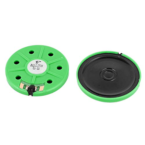Aexit 0.25W 8 Speaker Repair Ohm 40mm Dia External Magnet Loudspeaker Speaker Speaker Repair Accessories Horn Green
