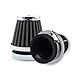 MUYI 4 Pcs 2.05inches Motorcycle Air Filters Round Tapered Clamp-on Pod Intake Filter Cleaner for Yamaha Honda Suzuki Kawasaki Dirt Bike ATV Moped Pit Bike Scooter Vintage(52mm)