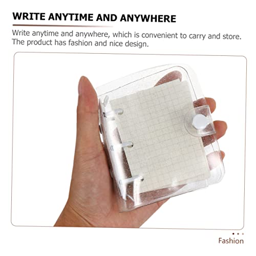 Mini carnet de notes transparent pour ne plus perdre ses fiches et petits documents