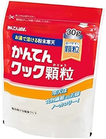 Kanten Papa Kanten Cook Agar Granules Easy-to-Use Japanese Agar Powder for Gelatin, Desserts, Soups & Cooking Net weight 1.06 oz 30 g | Yummy-Yamaguchi