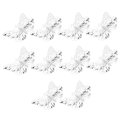 TOYANDONA 10pcs Cute Butterfly Hairpins Girls Hair Barrettes for Parties and Daily Wear Charming Accessories for All Hair Types and Colors