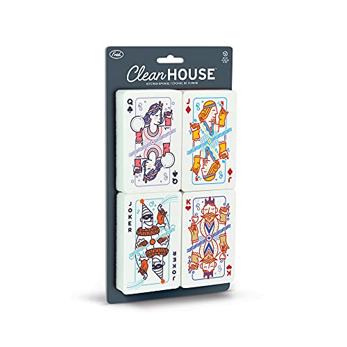 Image of Genuine Fred, Clean House, Kitchen Sponges, Set of 4, Assorted, (5286465)