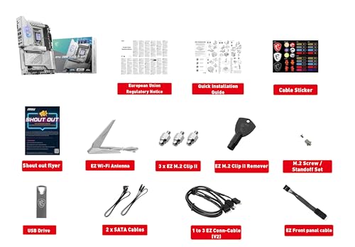 MSI MPG Z890 Edge TI - Scheda madre da gioco WiFi (compatibile con processori Intel Core Ultra Series 2, LGA 1851, DDR5, PCIe 5.0, M.2, SATA, LAN 5 Gbps, USB Type-C, Wi-Fi 7, Bluetooth 5.4, - Scheda madre - Immagine 7