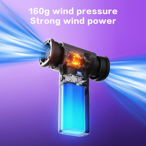 Compressed Air Duster, Electric Air Blower Dust Collector, High Wind Pressure Precision Cleaning Tool, Rechargeable Dust Remover for Drone, DSLR Camera Sensor, Lens, 3D Printer & Sensitive Optics — view 6