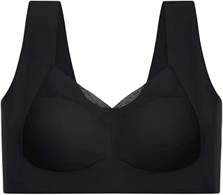 Sports Bras for Women High Support Hatmeo Posture Correcting Bra for Seniors Ice Silk Plus Size No Underwire Bras