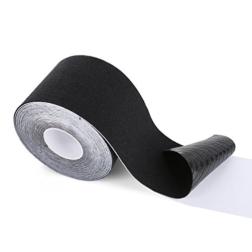 Kinesiologie Tape Sports Muskeln Tape 5 m x 5 cm (Schwarz) Cover