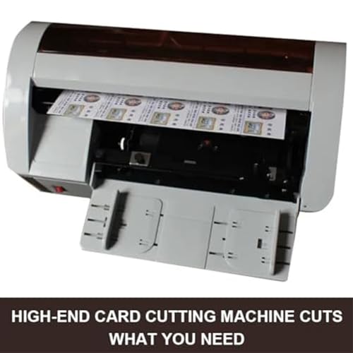 Cortadores automáticos de tarjetas de visita: cortadores de papel eléctricos para tarjetas de 90 x 54 mm, corte de 30-40 piezas por minuto, para negocios, invitaciones, membresías